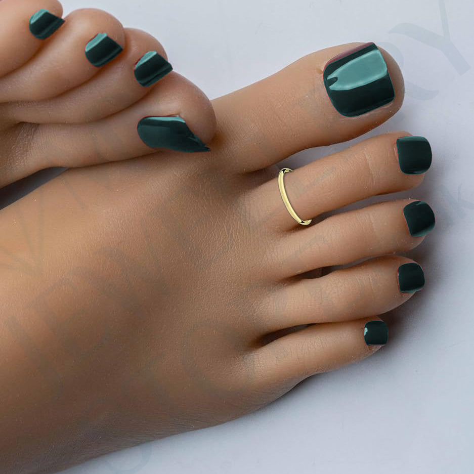 925 thin band toe ring sterling silver adjustable toe ring