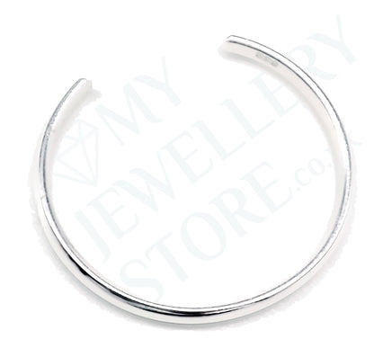 925 Thin Band Toe Ring Sterling Silver Adjustable Toe Ring